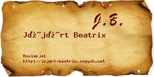 Jójárt Beatrix névjegykártya
